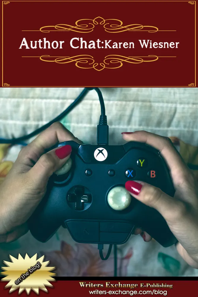 Author Chat: Karen Wiesner: Gamers in books...