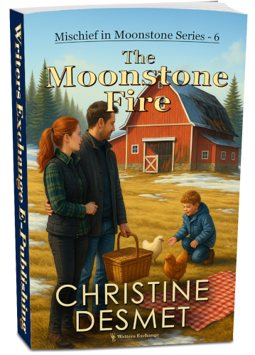 Mischief in Moonstone Series, Novella 6: The Moonstone Fire 3d cover 500high
